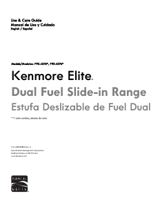 Manual Kenmore 790.42763 Range