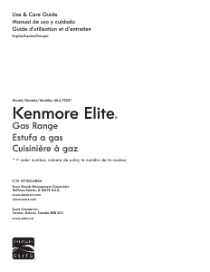 Manual Kenmore 664.75223 Range