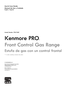 Manual Kenmore 790.72583 Range