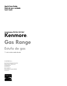 Manual Kenmore 790.74033 Range