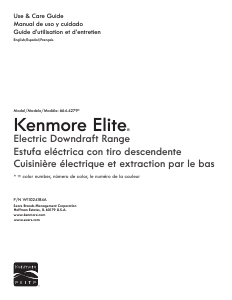Manual Kenmore 664.42793 Range