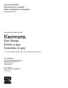 Manual Kenmore 664.75113 Range