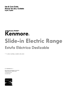 Manual Kenmore 790.42543 Range