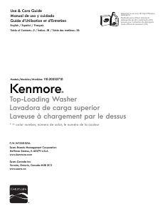 Mode d’emploi Kenmore 110.20232 Lave-linge