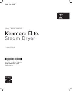 Manual Kenmore 796.81783 Dryer