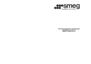 Instrukcja Smeg STA4846 Zmywarka