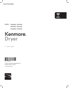 Bruksanvisning Kenmore 796.81362 Torktumlare