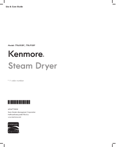 Manual Kenmore 796.81583 Dryer
