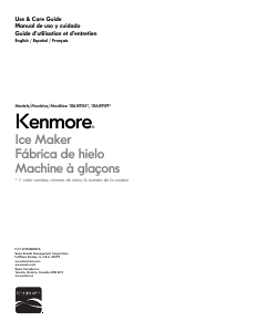 Bruksanvisning Kenmore 106.89593 Ismaskin