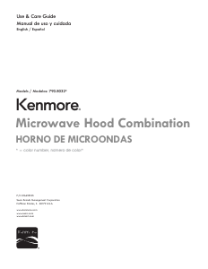 Manual Kenmore 790.80329 Microwave
