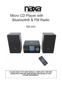 Manual Naxa NS-443 Stereo-set