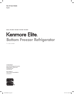 Manual Kenmore 795.79022 Fridge-Freezer