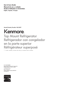 Manual Kenmore 106.76399 Fridge-Freezer