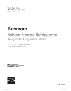 Manual Kenmore 111.73307 Fridge-Freezer