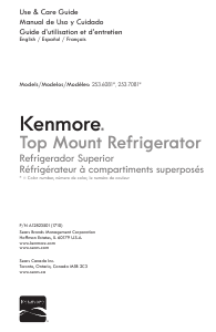 Manual Kenmore 253.60812 Fridge-Freezer