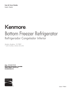 Manual Kenmore 111.73025 Fridge-Freezer
