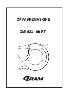 Brugsanvisning Gram OMI 6231-90 RT Opvaskemaskine