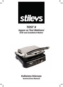 Manual Stilevs Tost X Contact Grill