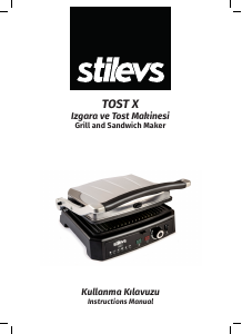 Bruksanvisning Stilevs Tost X Smörgåsgrill