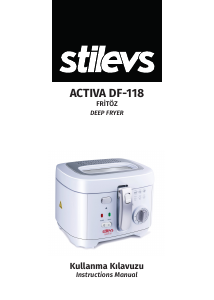 Handleiding Stilevs DF-118 Activa Friteuse