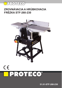 Návod Proteco 51.01-STF-260-230 Stolová píla