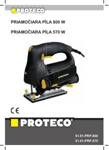 Návod Proteco 51.01-PRP-800 Lupienková píla