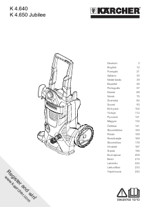 Manual Kärcher K 4.640 Máquina de limpeza a alta pressão