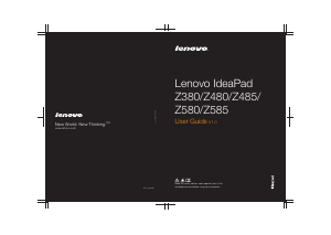Bruksanvisning Lenovo IdeaPad Z585 Bärbar dator