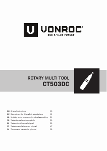 Instrukcja Vonroc CT503DC Narzędzia wielofunkcyjne