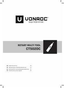 Handleiding Vonroc CT502DC Multitool