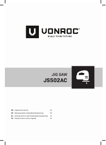 Mode d’emploi Vonroc JS502AC Scie sauteuse