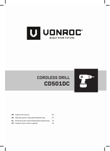 Handleiding Vonroc CD501DC Schroef-boormachine