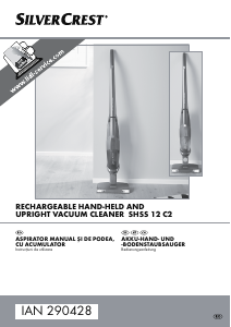 Bedienungsanleitung SilverCrest IAN 290428 Staubsauger