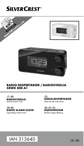 Manuale SilverCrest SRWK 800 A1 Radiosveglia