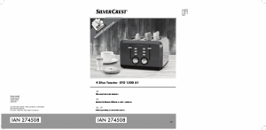 Manual SilverCrest STO 1500 A1 Toaster