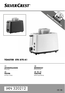 Instrukcja SilverCrest STK 870 A1 Toster