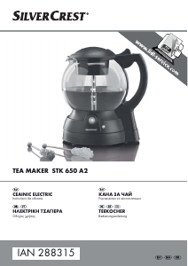 Manual SilverCrest IAN 288315 Aparat de ceai