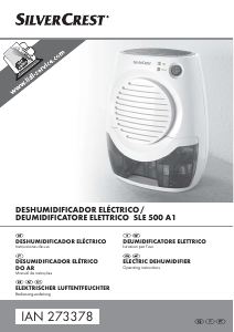Manual SilverCrest IAN 273378 Dehumidifier