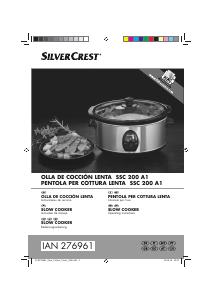 Bedienungsanleitung SilverCrest IAN 276961 Slow cooker