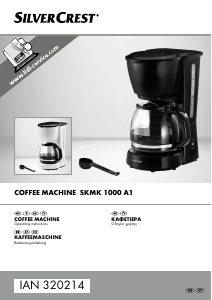 Εγχειρίδιο SilverCrest SKMK 1000 A1 Μηχανή καφέ