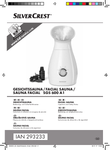 Manual SilverCrest SGS 600 A1 Facial Sauna