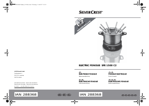 Bedienungsanleitung SilverCrest SFE 1500 C2 Fondue