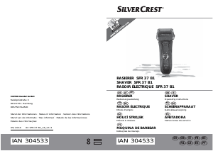 Manual SilverCrest SFR 37 B1 Shaver