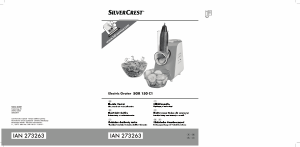 Bedienungsanleitung SilverCrest SGR 150 C1 Spiralschneider