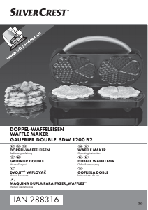 Manual SilverCrest IAN 288316 Waffle Maker