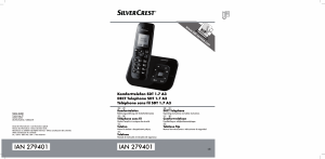 Handleiding SilverCrest SDT 1.7 A3 Draadloze telefoon