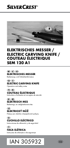 Manual de uso SilverCrest SEM 120 A1 Cuchillo eléctrico