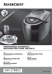 Manual SilverCrest IAN 278855 Bread Maker