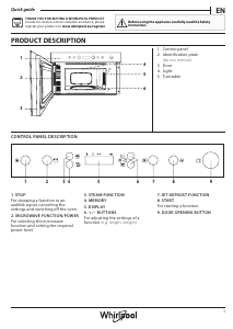 Bruksanvisning Whirlpool AMW 4910 IX Mikrovågsugn