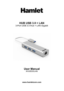 Bruksanvisning Hamlet XHUB330LAN USB-hub